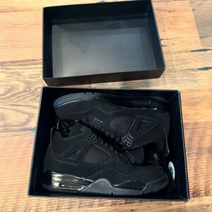 Black Cat 4s + Military Black 4s Bundle. Size 12 Brand New